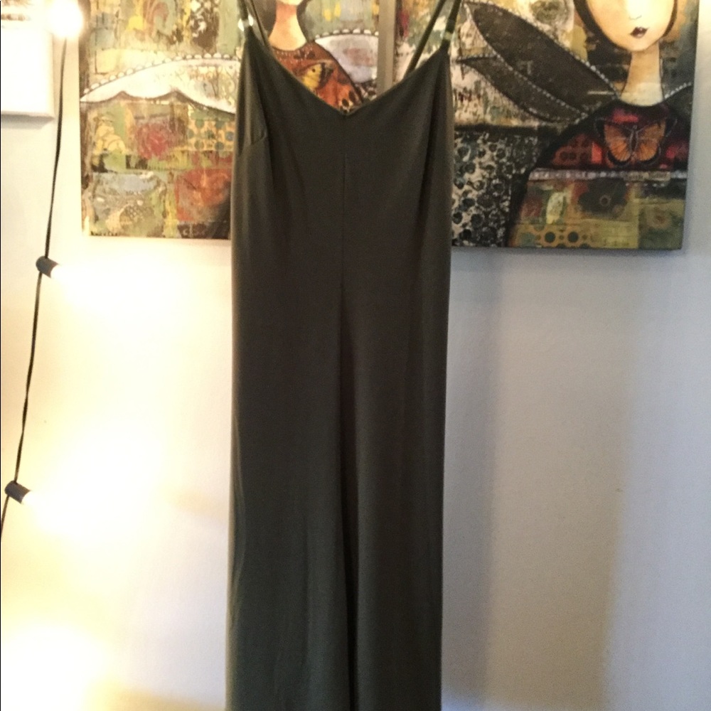 Calvin Klein olive green summery dress, sz 8